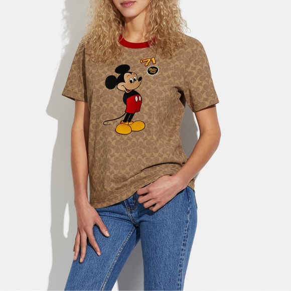 NEW with tags Disney × Coach Mickey Mouse 50th Anniversary T-shirt - Picture 3 of 14